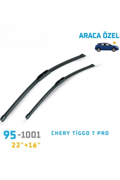 SİLECEK MUZ CHERY TİGGO 7 PRO 22"+16" 2ÖN UYUMLU ürün görseli 1