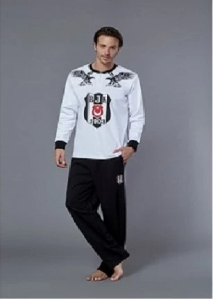 Roly Poly Lisanslı BJK 8550 Erkek Pijama Takımı ürün görseli 1