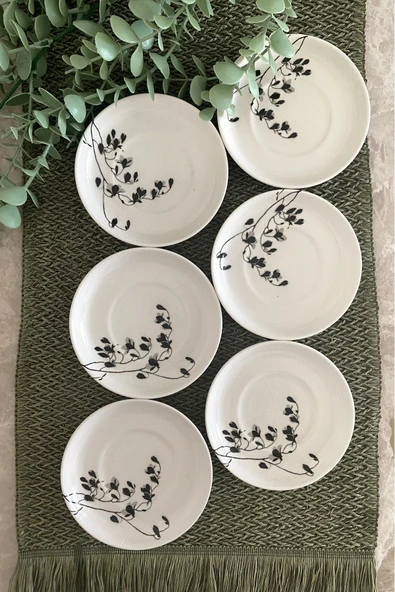 Areyma Eylül Model 6’lı Çay Tabağı ürün görseli 1