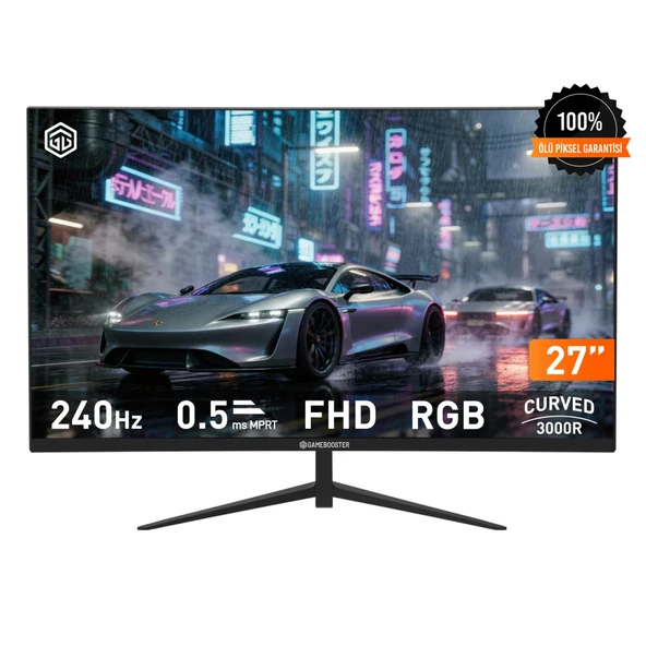 GameBooster Lyris FF24  27'' 0.5 ms Full HD Curved 240 Hz Oyuncu Monitörü GB-27M1F240CFMR ürün görseli 1