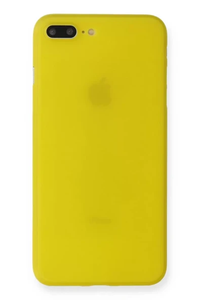 Apple iPhone 7 Plus Kılıf PP Ultra İnce Kapak - Sarı ürün görseli 1