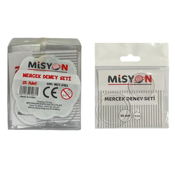 Misyon Mercek Deney Seti Msy-6981 (25 Li Paket) ürün görseli 1