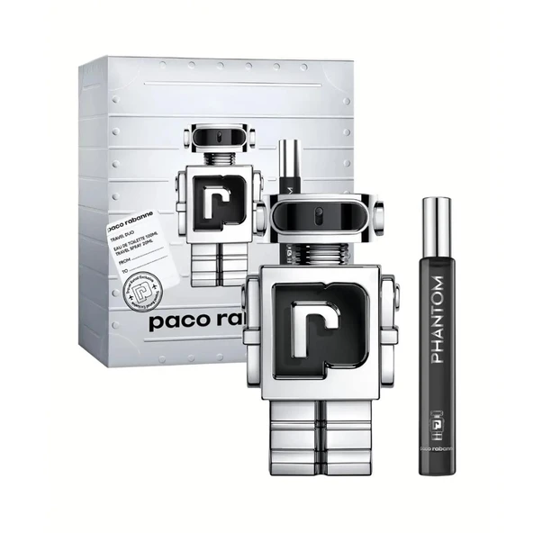 Paco Rabanne Phantom EDT 100 ml + EDT 20 ml Erkek Parfüm Seti ürün görseli 1