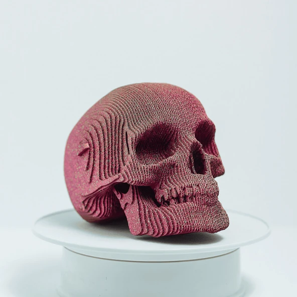 Cartonic 3D Puzzle - SKULL - Resim 3