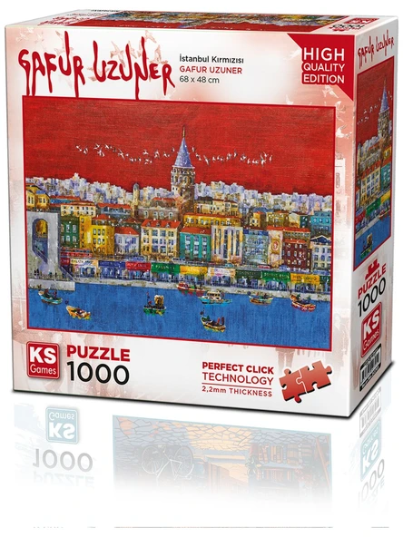 Ks Games Puzzle 1000 Parça İstanbul Kırmızısı 20791 ürün görseli 1