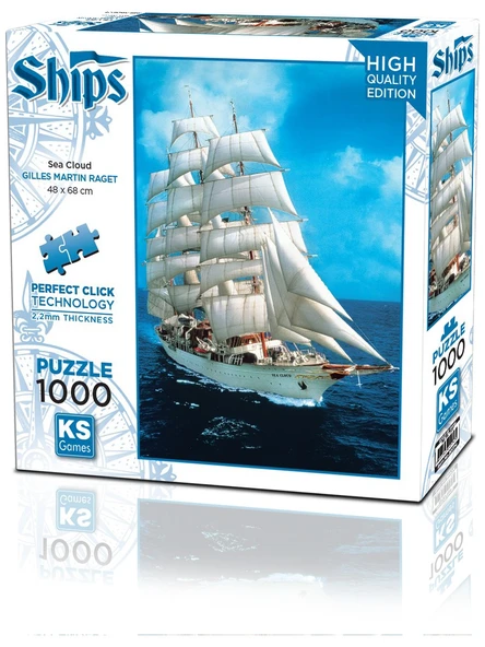 Ks Games Puzzle 1000 Parça Parça Sea Cloud 20774 ürün görseli 1