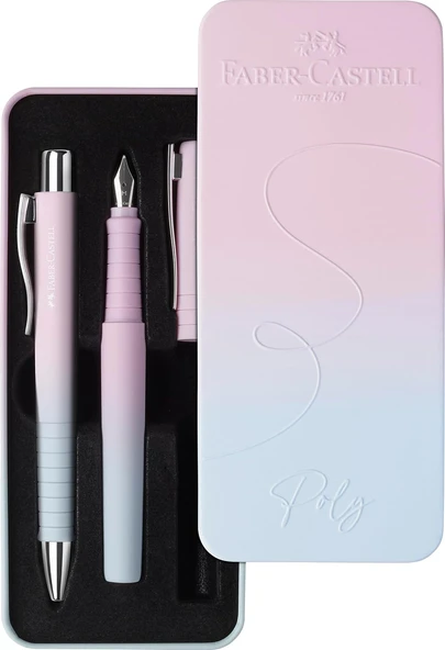 Faber-Castell Poly Ball Hediye Kalem Seti Blushing Sky 5191241054000 ürün görseli 1