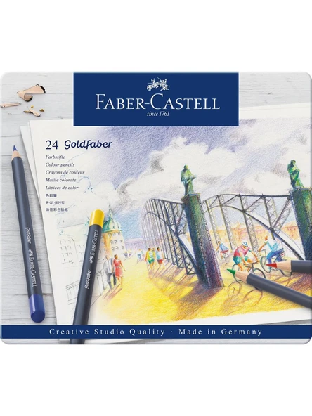 Faber-Castell Kuru Boya Kalemi Goldfaber 24 Renk 5188114724000 ürün görseli 1