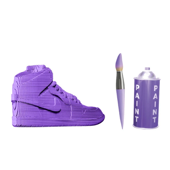 Cartonic 3D Puzzle - SNEAKER - Resim 9
