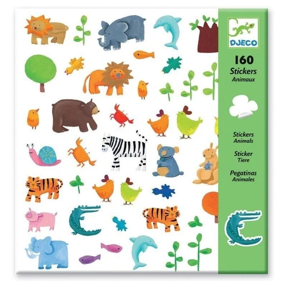 Djeco Çıkartmalar - Animals ürün görseli 1