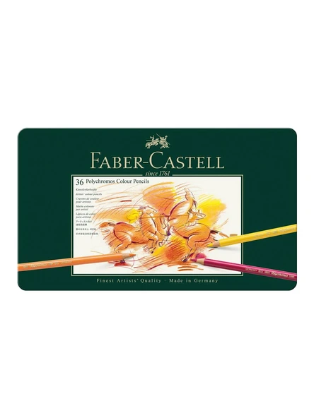 Faber-Castell Kuru Boya Kalemi Polychromos 36 Renk 5188110036000 ürün görseli 1