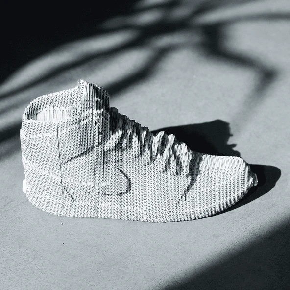 Cartonic 3D Puzzle - SNEAKER - Resim 5