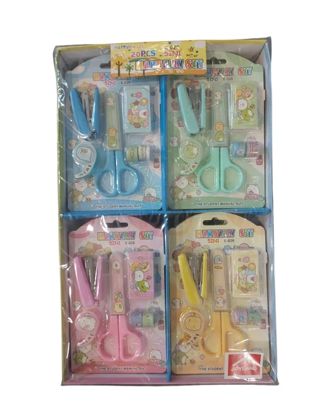 Joyland Kreatif Kırtasiye Seti (Puffy)-4/S Jy-0093-08 (Karışık Renk 1 Adet) ürün görseli 1
