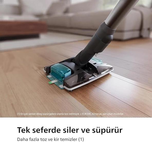 Philips Aqua Plus XC8057/01 Şarjlı Dikey Süpürge - Resim 6