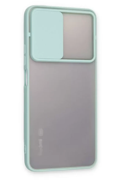 Xiaomi Redmi Note 11T Kılıf Palm Buzlu Kamera Sürgülü Silikon - Turkuaz ürün görseli 1