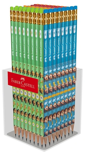 Faber-Castell Kurşun Kalem Pirates Silgili 2B (72 Li Paket) ürün görseli 1