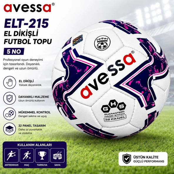 Avessa Elt-215 El Dikişli Futbol Topu No5 ürün görseli 1