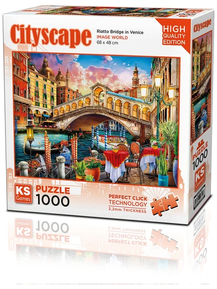 Ks Games Puzzle 1000 Parça Riatto Bridge İn Venice 20757 ürün görseli 1