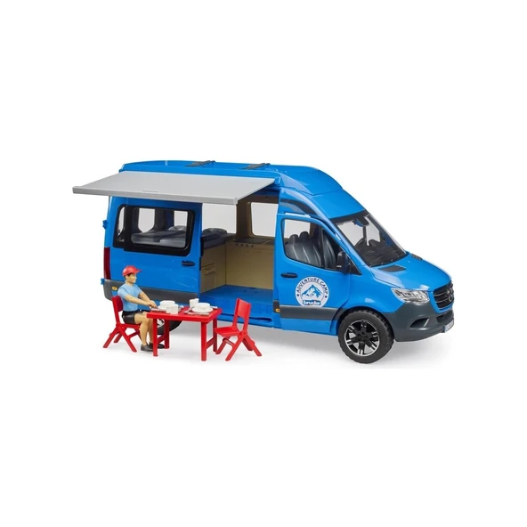 Bruder MB Sprinter Karavan Aksesuarlar ve Sürücüsü 02684 ürün görseli 1
