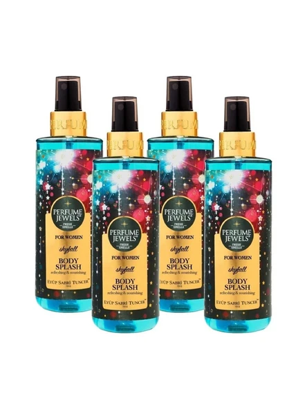 Eyüp Sabri Tuncer Body Splash Skyfall Vücut Spreyi 250 Ml x 4 Adet ürün görseli 1