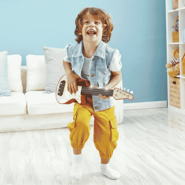 Hape Işıklı Öğretici Ukulele - Resim 2