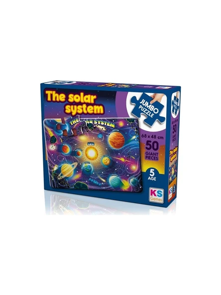 Ks Games Puzzle 50 Parça Planets Of Solar System Jumbo Jp 31014 ürün görseli 1