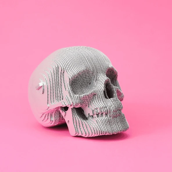 Cartonic 3D Puzzle - SKULL - Resim 5