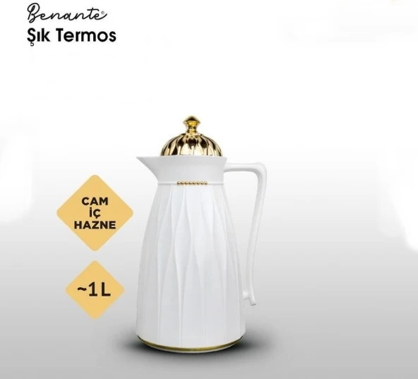 Benante 1Litre Şık Termos ürün görseli 1
