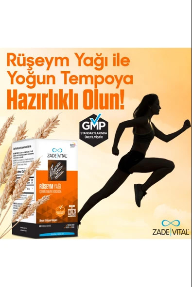 Zade Vital Ruşeym Yağı 60 Yumuşak Kapsül ürün görseli 1