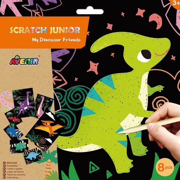 Avenir Kazıma Kartları - My Dinosaur Friends ürün görseli 1