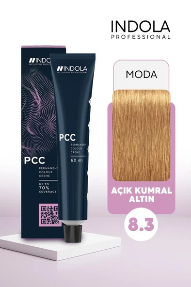 Indola PCC 8.3 Açık Kumral Altın 60 ml Saç Boyası ürün görseli 1