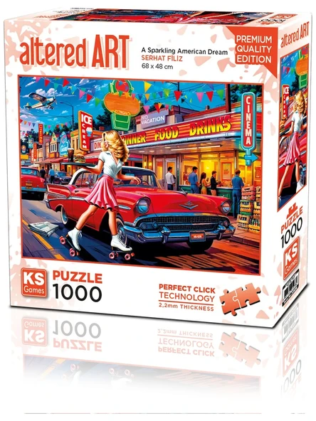 Ks Games Puzzle 1000 Parça A Sparkling American Dream 20838 ürün görseli 1