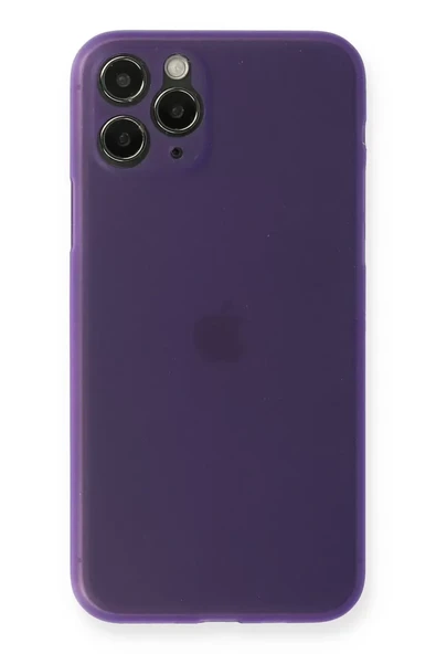 Apple iPhone 11 Pro Kılıf PP Ultra İnce Kapak - Mor ürün görseli 1