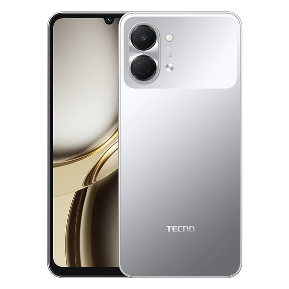 Tecno Spark Go 3 128 4 GB (Tecno Türkiye Garantili) Gri ürün görseli 1