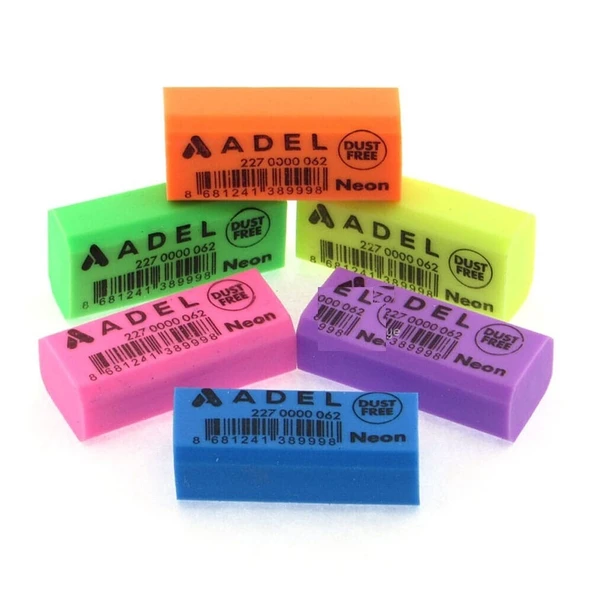 Adel Silgi Drumbox Neon 60 Lı (30 Lu Boy) ürün görseli 1