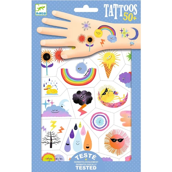 Djeco Dövme - Weather Emojis ürün görseli 1