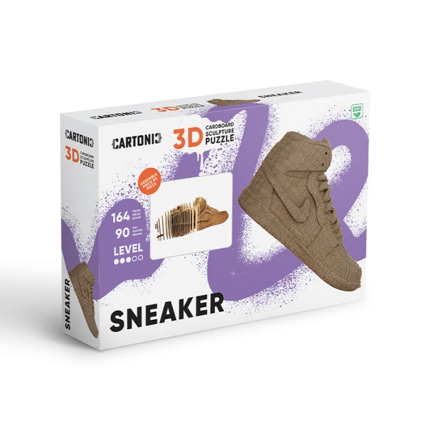 Cartonic 3D Puzzle - SNEAKER - Resim 10