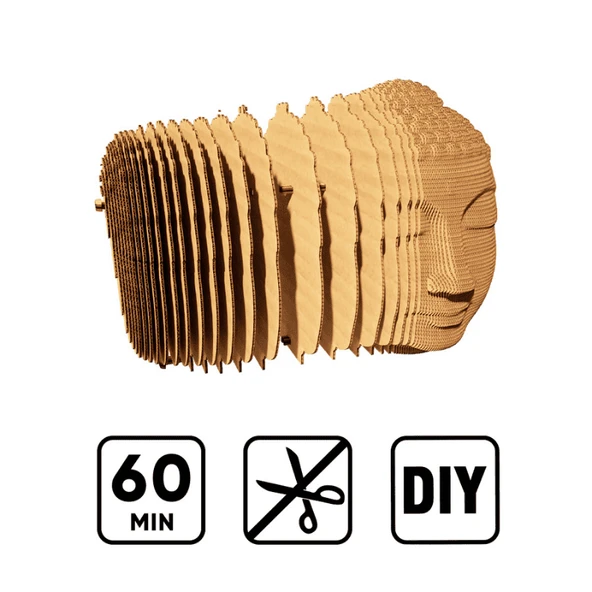 Cartonic 3D Puzzle - BUDDHA - Resim 8