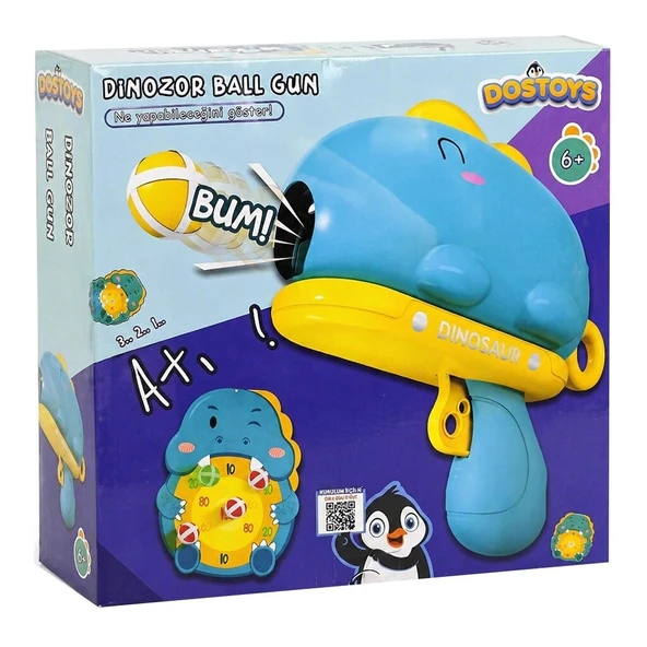 Oceanfour Oyuncak 1916 Dinozor Ball Gun ürün görseli 1