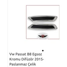 Onkar Passat B8 Egsoz Kromu Difizör 2015- Paslanmaz Çelik ürün görseli 1