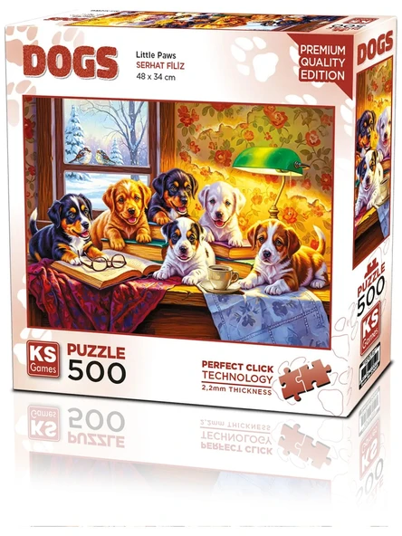 Ks Games Puzzle 500 Parça Little Paws 20091 ürün görseli 1