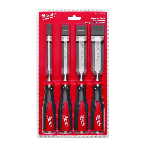 Milwaukee 4932479897 4 Parça İskarpela Seti - Resim 2