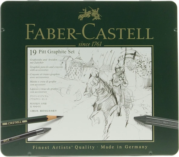 Faber-Castell Pitt Grafit Seti 19 Lu 5188112973000 ürün görseli 1