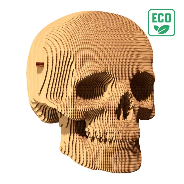 Cartonic 3D Puzzle - SKULL - Resim 6