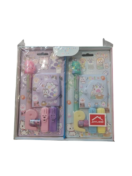Joyland Kreatif Kırtasiye Seti (Kedi)-2/S Jy-0102-03 (Karışık Renk 1 Adet) ürün görseli 1