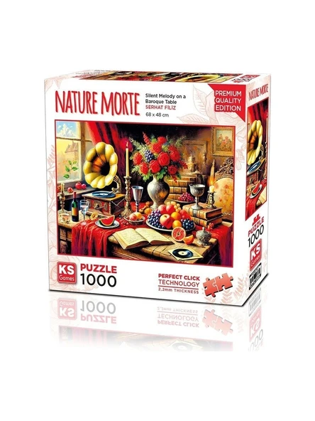 Ks Games Puzzle 1000 Parça Silent Melody On A Baroque Table 20846 ürün görseli 1