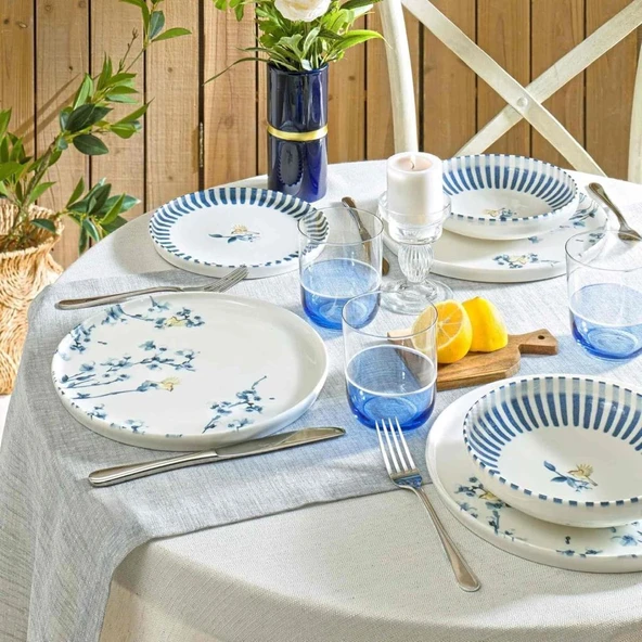 Pierre Cardin Doria 24 Parça 6 Kişilik Yemek Takımı Outlet ürün görseli 1