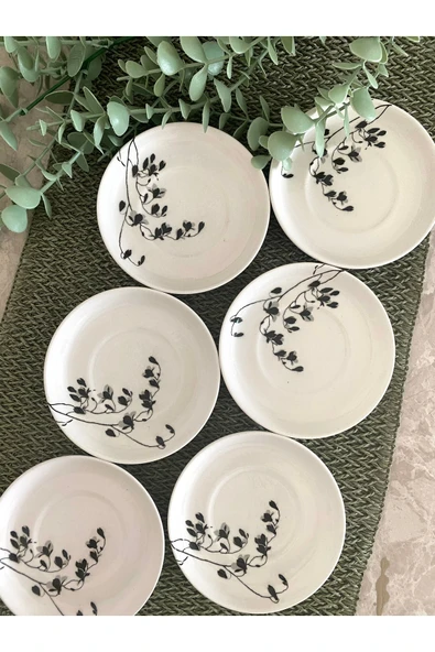 Areyma Eylül Model 6’lı Çay Tabağı - Resim 4