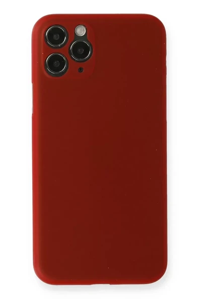 Apple iPhone 11 Pro Kılıf PP Ultra İnce Kapak - Kırmızı ürün görseli 1