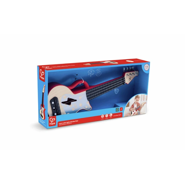 Hape Işıklı Öğretici Ukulele - Resim 6